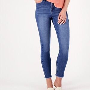 Laurie Felt Regular Ankle Skinny Classic Clean Jeans True Blue Sz Plus 28